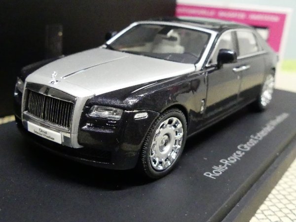 1/43 Kyosho Rolls Royce Ghost EWB Darkest Tungsten 05551TG