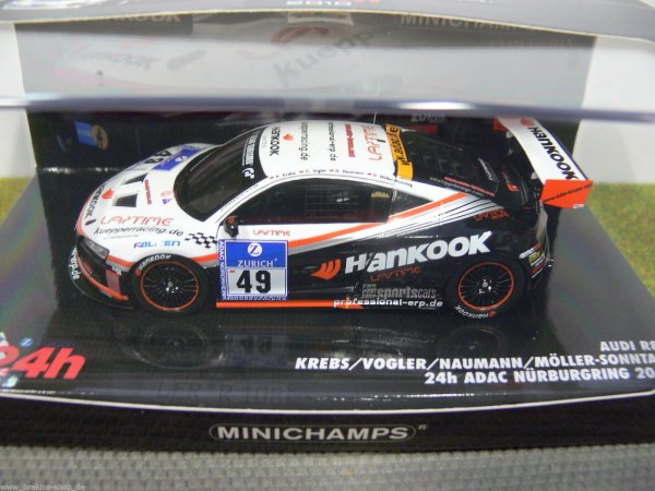 1/43 Minichamps Audi R8 24h ADAC Nürburgring 2010 #49 437101949