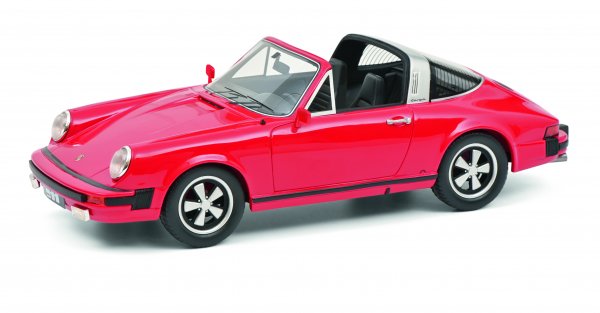 1/18 Schuco Porsche 911 Targa rot 45 004 8700