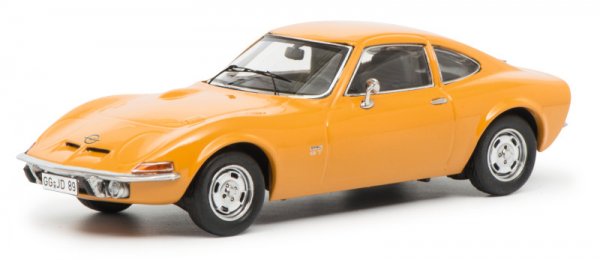 1/43 Schuco Opel GT gelb 450256700