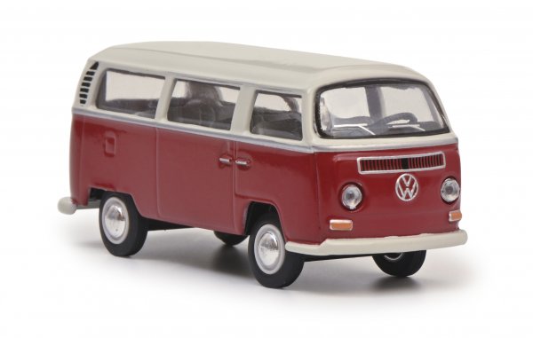 1/64 Schuco VW T2 Bus rot/weiß 45 203 0300