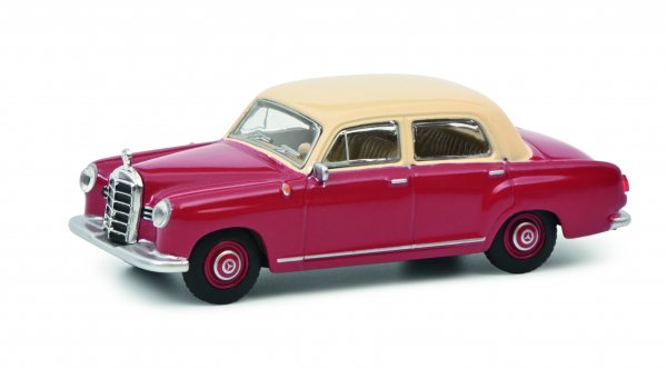 1/64 Schuco MB 180 D rot/beige 45 203 4200