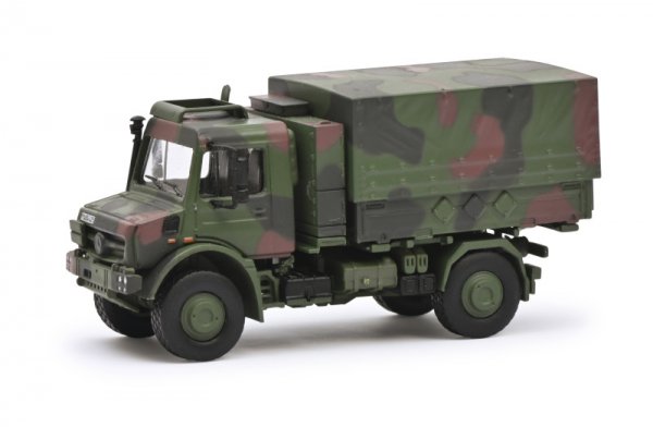 1/87 Schuco Unimog 5023 Wechselpritsche 45 266 6100