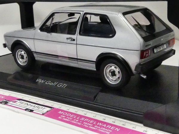 1/18 Norev VW Golf 1 GTI 1976 silber 188486