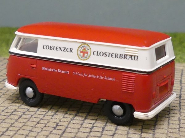 1/87 Brekina # 0209 VW T1 b Coblenzer Closterbräu Kasten