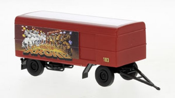 1/87 Brekina Circus Krone Kofferanhänger 55336