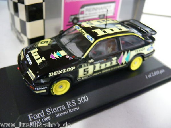 1/43 Minichamps Ford Sierra RS 500 DTM 1988 #5 Manuel Reuter 430888005