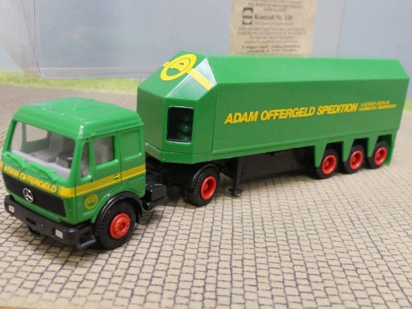 1/87 Herpa MB NG Offergeld Glastransport-Sattelzug