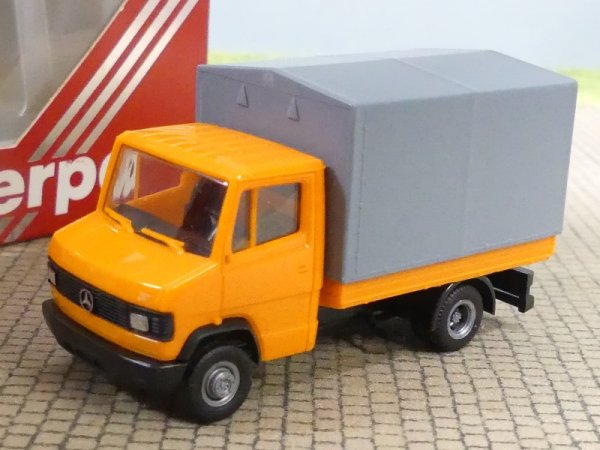 1/87 Herpa MB 609 orange Pritsche 4014