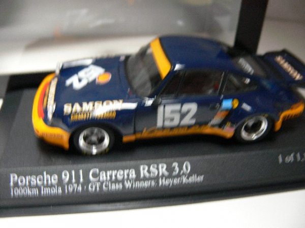 1/43 Minichamps Porsche 911 RSR 3.0 1000 km Imola 1974 GT Heyer/Keller