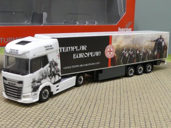 1/87 Herpa DAF XG+ Kühlkoffer-Sattelzug Templar European Polen 316873