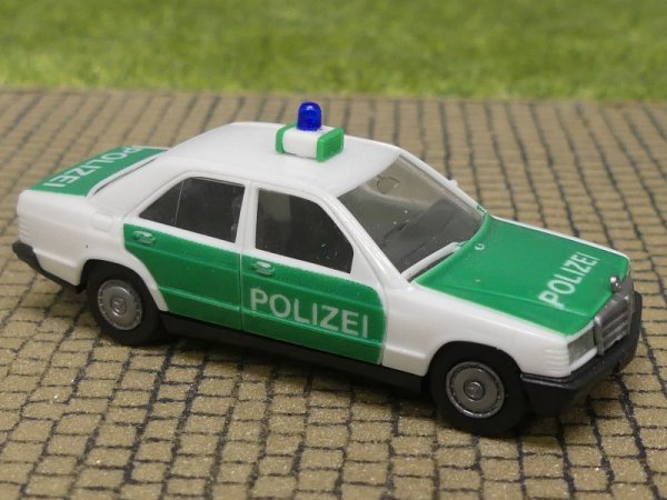 1/87 Herpa MB 190 Polizei 1977-89 #4  in Faltbox