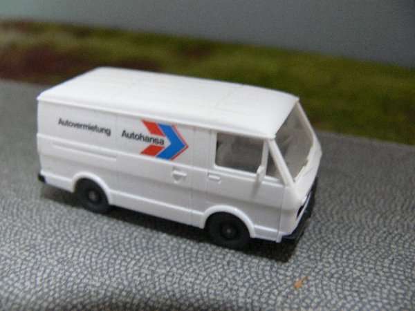 1/87 Wiking VW LT 28 Autohansa Autovermietung Kasten 300