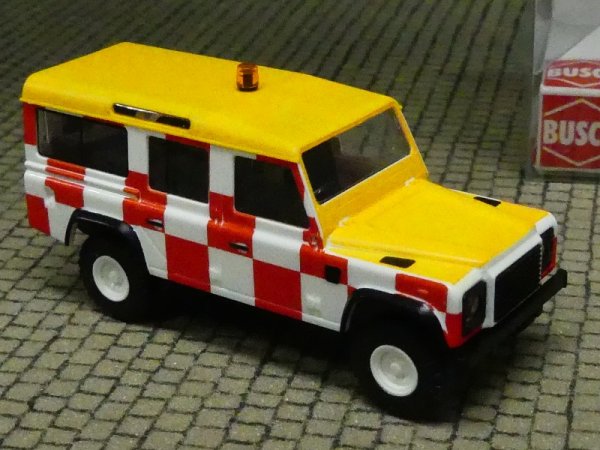 1/87 Busch Land Rover Defender Flughafen England SONDERPREIS 11.82 STATT 21.99 €