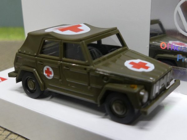 1/87 Busch VW 181 Kurierwagen Bundeswehr Rotes Kreuz 52729