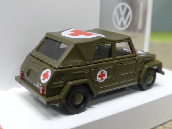 1/87 Busch VW 181 Kurierwagen Bundeswehr Rotes Kreuz 52729