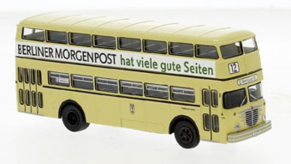 1/87 Brekina Büssing D2U Berliner Morgenpost BVG 61259