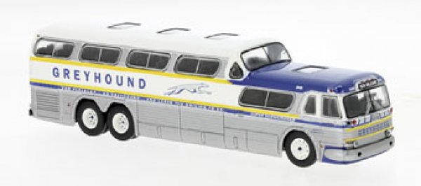 1/87 Brekina GMC Scenicruiser Greyhound gelb 61301