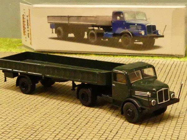 1/87 Brekina IFA S 4000-1 Pritschen-SZ grün/schwarz 71401