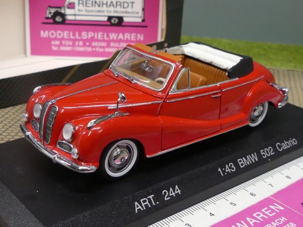 1/43 DetailCars BMW 502 Cabrio rot 244