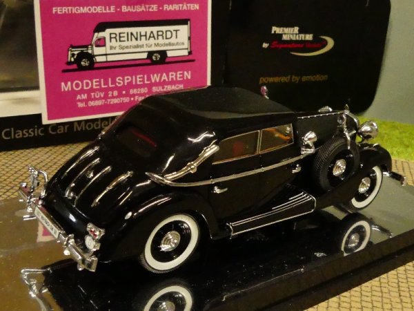 1/43 Signature Maybach SW 38 4-türig Spohn schwarz 43703