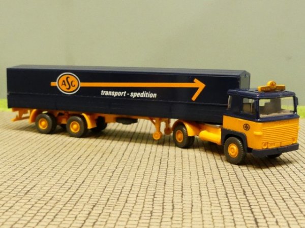 1/87 Wiking Scania 111 ASG mit Tür + Heckdruck 533 4