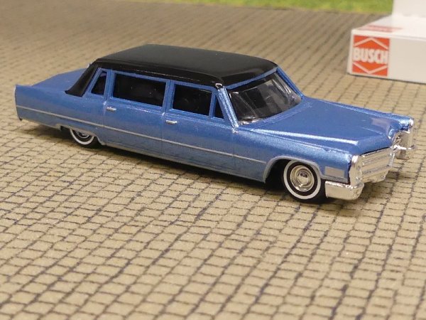 1/87 Busch Cadillac '66 blaumetallic 42960