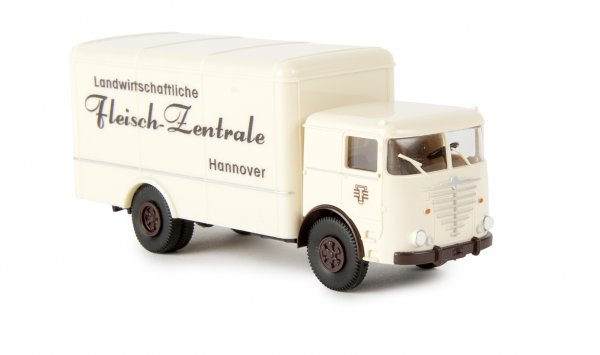 1/87 Brekina Büssing Commodore Koffer Landwirtsch. Fleisch-Zentrale 79117