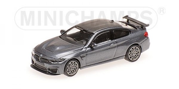 1/87 Minichamps BMW M4 GTS 2016 grau metallic graue Räder 870 027104