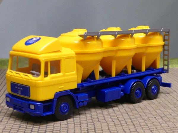 1/87 Wiking MAN F90 Silo LKW gelb