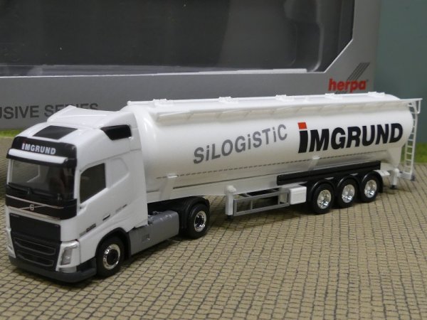 1/87 Herpa Volvo FH GL IMGRUND Silo-Sattelzug 938181