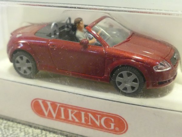 1/87 Wiking Audi TT Roadster dunkelrotmetallic 131 05 B