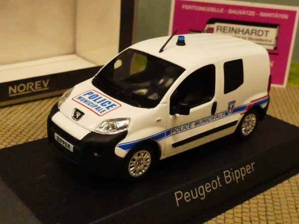 1/43 Norev Peugeot Bipper 2009 Police Municipale 479869