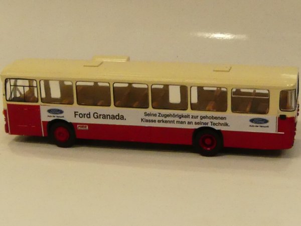 1/87 Brekina MB O 305 KBE Köln-Bonner Eisenbahngesellschaft Ford Werbung Sondermodell