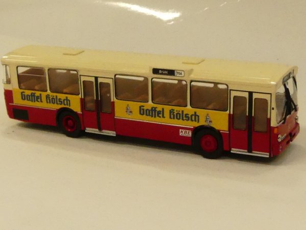 1/87 Brekina MB O 305 KBE Köln-Bonner Eisenbahngesellschaft Gaffel Kölsch Sondermodell