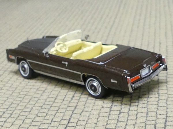 1/87 Brekina Cadillac Eldorado Convertible dunkelbraun metallic 19757