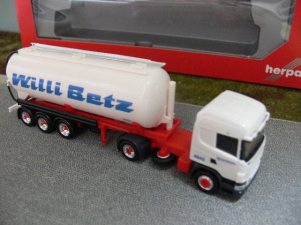 1/87 Herpa Scania R HL Willi Betz Silo-Sattelzug 303569