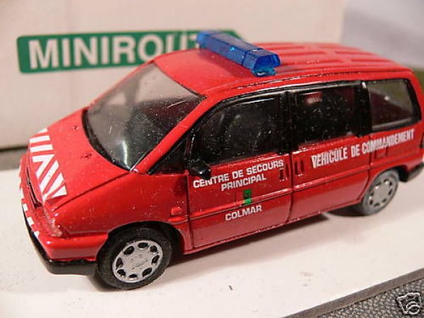 1/43 Miniroute 019 F Peugeot 806 Pompier Colmar