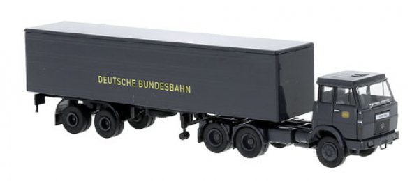 1/87 Brekina Henschel F221 DB Deutsche Bundesbahn Koffer-Sattelzug 82262