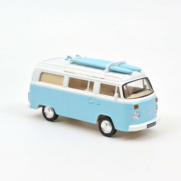 1/43 Norev VW T2 Camper weiß/hellblau 841100 Jet Car