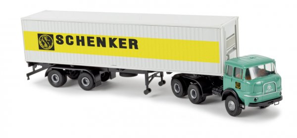 1/87 Brekina Krupp SF 380 mit Container Schenker 84123