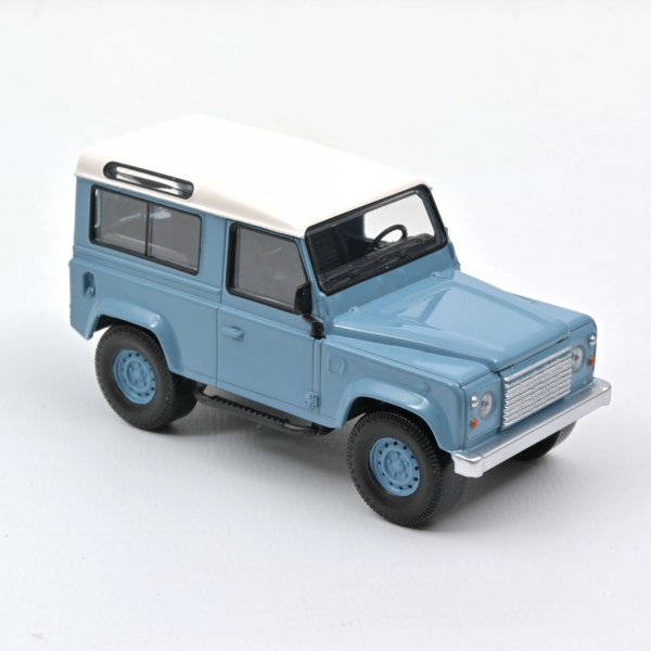 1/43 Norev Land Rover Defender 1995 blue & white Jet Car 845107