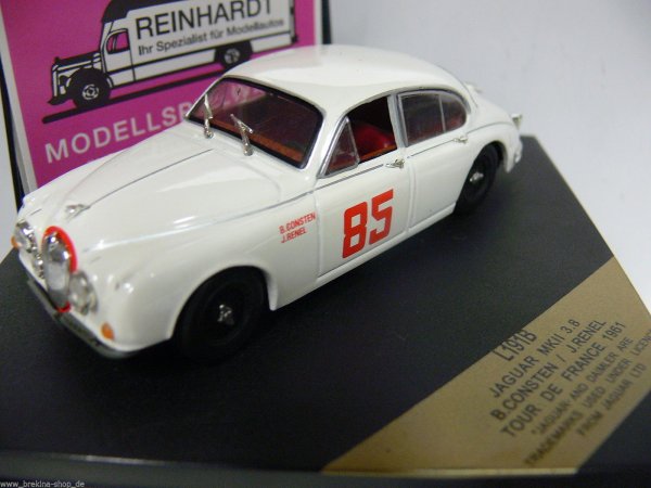 1/43 Vitesse Jaguar MKII 3.8 Tour de France '61 85 Consten/Renel  L191B