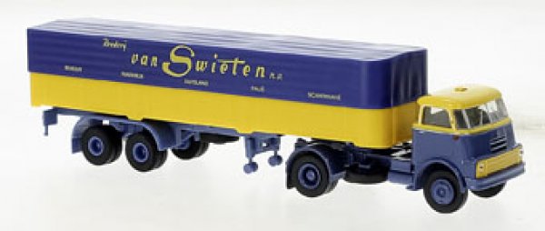 1/87 Brekina DAF Do 2000 Van Swieten Planen Sattelzug 85238