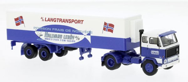 1/87 Brekina Volvo F89 Hallward Leroy Norwegen 85684