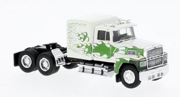 1/87 Brekina Ford LTL 9000 Flames - weiß/grün 85879