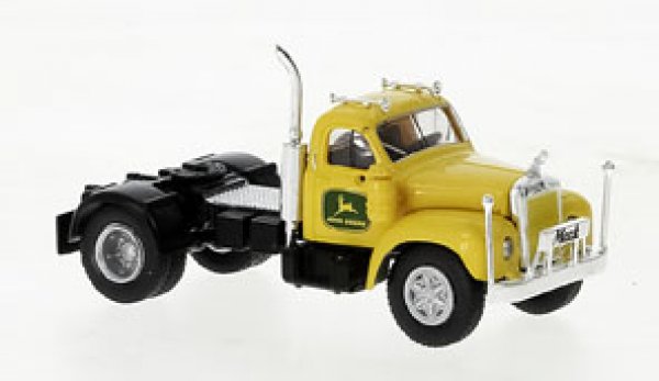 1/87 Brekina Mack B61 gelb John Deere 85978