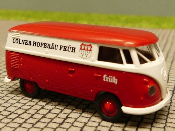 1/87 Brekina # 1424 VW T1 b Cölner Hofbräu Früh Kölsch Kasten