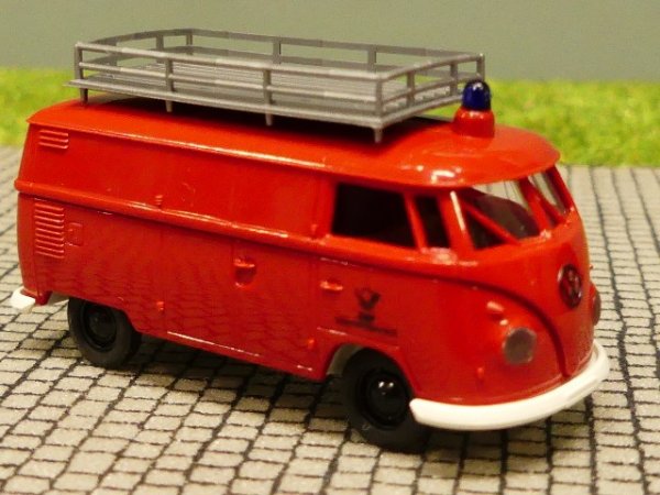 1/87 Brekina # 1455 VW T1 b K DBP Katastrophenschutz mit Dachträger Sondermodell