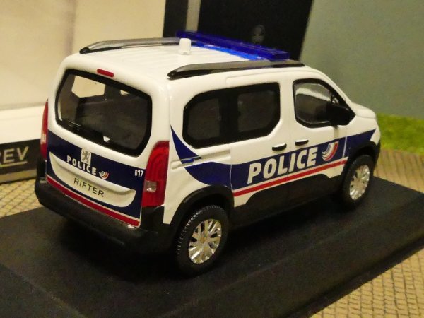 1/43 Norev Peugeot Rifter 2019 Police Nationale 479065